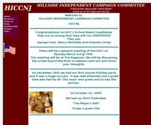 hiccnj.com: Home Page
Hillside Independent Campaign Committee