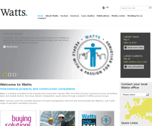 wattsbulletin.com: Watts - International Property & Construction Consultants
Watts is a leading consultant to the property & construction industry. Watts’ services include project management and a wide range of specialist consultancy services.