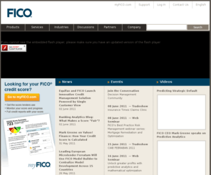 fairisaac.org: Decision Management - Predictive Analytics - FICO

	Advance your Decision Management with FICO solutions powered by predictive analytics.  Make every decision count.
	