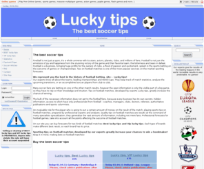 lucky-tips.com: The best soccer tips - Home
