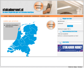 stukadoorsnet.nl: Stukadoorsnet.nl, de meest uitgebreide gids van Stukadoorsbedrijven in Nederland | Welkom
Stukadoorsnet.nl is het meest uitgebreide overzicht van stukadoors in Nederland!