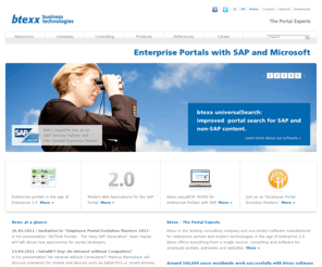 btexx.com: Enterprise Portals with SAP and Microsoft – btexx business technologies
