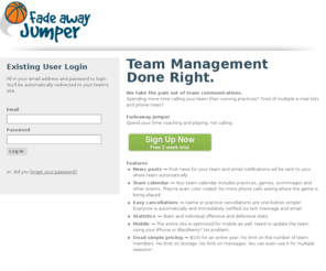 fadeawayjumper.com: Fadeaway Jumper
Basketball Team Management Made Simple.
