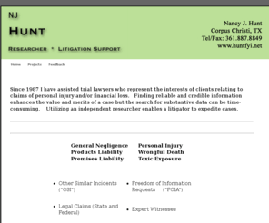 huntfyi.net: Litigation - Personal Injury - Accidents - Defective Products
Similar and Prior Cases Accidents