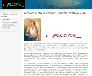 manuelalcover.com: Alcover pinta la verdad - pueblo, trabajo,vida -.
Manuel Martínez Alcover página del artista