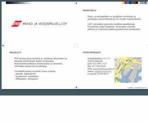 painojavedospalvelu.fi: Paino- ja Vedospalvelu Oy
