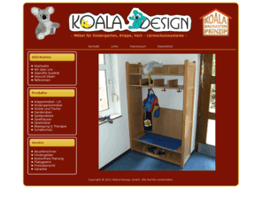 kindergardenfurniture.com: Koala-Design - gesund einrichten
KOALA Design GmbH, Kindergarten einrichten mit System, Möbel für Kindergarten, Krippe, Hort, Lärmschutzsysteme