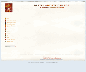 pastelartists.com: Pastel Artists.Ca - Home
PastelArtists.Ca (PAC) - promoting public appreciation of art in dry pastel and improving the skills of artists working in this fine art medium.