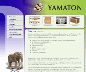 yamaton-paper.com: Yamaton ( Honeycomb products / Papierwaben Produkte )  - Über uns
Yamaton Papierwaben Paletten, Honeycomb Produkten