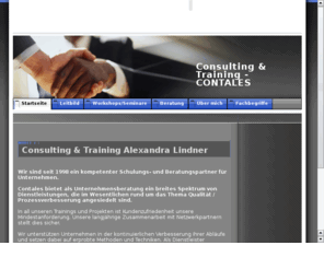 contales.de: Contales® Consulting & Training
        —
        Contales - Consulting & Training Alexandra Lindner
Herzlich Willkommen bei Consulting & Training Alexandra Lindner

