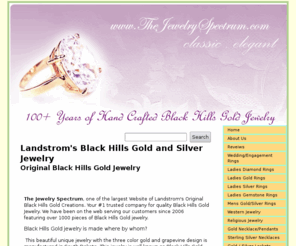 thejewelryspectrum.com: Landstrom's Black Hills Gold And Silver Jewelry, Rings, Earrings
Black Hills Gold Jewelry