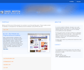 danielwooten.com: Daniel Wooten Web Design
Dan Wooten, provides innovative web site design & development services, for the Atlanta Area