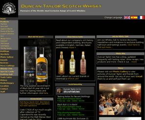 dtcwhiskey.com: Duncan Taylor Cask Strength Scotch Whisky
Duncan Taylor & Co - 2009 Independent Bottler of the Year, specialising in 
Cask Strength Single Malt and Single Grain Scotch Whiskies.