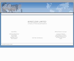 wireclear.org: Wireclear Limited - Company of Financial Participations
Official Website of the Wireclear Limited