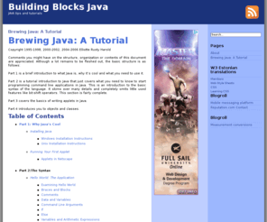 buildingblocksjava.com: Building Blocks Java
Building Blocks Java - Java tips, books and tutorials