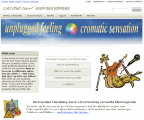 cromacord.com: CROMAcord Startseite - Website Interface
Content Management System