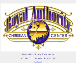 royalauthority.org: Royal Authority Christian Center | Pastor Kevin & Prophetess Sheila Hardin
Get your copy of the bestselling book everyone is talking about! Say Ahhh! God's Manual for the Tongue. By Kevin L. Hardin