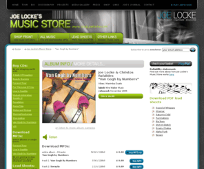 vangoghbynumbers.com: Joe Locke's online Music Store: Van Gogh by Numbers - CD and MP3s
Joe Locke's Music Store: album 'Van Gogh by Numbers' - buy CDs or MP3 music here. All of Joe Locke's recent recordings, lead sheets (sheet music) and more...