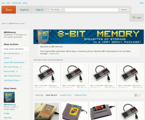 8bitmemory.com: Gigabytes of storage in a very geeky package by 8BitMemory on Etsy
Welcome to 8Bit Memory!    **All 1TB drives are now USB 3.0 compatible! These drives will also work with USB 2.0.**    The Original NES Hard drive.