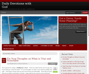 dailydevotionswithgod.com: Daily Devotions | Scriptures | Inspiring You Now | Orange County CA
Spend each day learning about God and Jesus through daily devotions journal entries to inspire and encourage you.