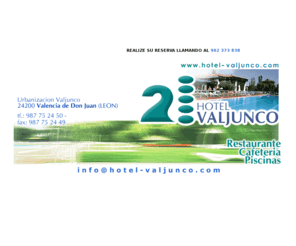 hotelvaljunco.com: Hotel Valjunco, un lugar tranquilo para tus vacaciones
Hotel situado en la localidad de Valencia de Don Juan 