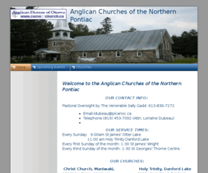 pontiacanglican.org: Home - Parish of the Northern Pontiac
A WebsiteBuilder Website