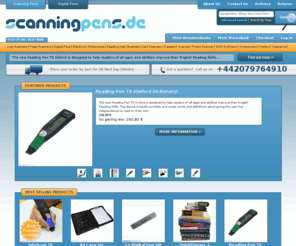 scanningpens.de: Home Page Scanning Pens
Scanning Pens Ltd is the largest reseller of mobile scanning technology in Europe.