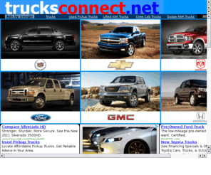 trucksconnect.net: TrucksConnect.Net - Truck Photo Links to Official Truckmaker Websites
2011 Pick Up Truck Show. Truck photo links to official 2011 truckmaker websites.