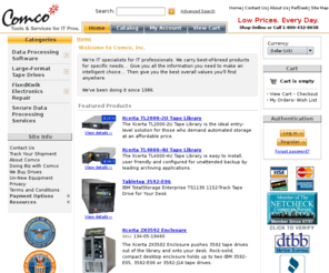 datnet.com: Comco: Industrial Tape Drives, Data Tools and Services
Comco offers worldwide sales of tape drives, software for data hygiene and mailing, and data processing services.