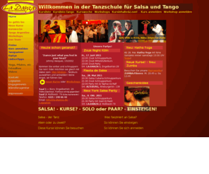 la-danza.de: La Danza - Salsa, Tango Argentino und Zouk in Köln.
Salsa in Köln: Tanzzentrum für Salsa, Tango Argentino, Salsa Cubana, Salsa Puertoriquena, Zouk. Salsa Parties und Veranstaltungen in Köln. Künstleragentur und Shows.