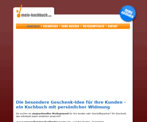 mein-kochbuch.com: Die besondere Geschenkidee - mein-kochbuch.com
Das persönliche Kochbuch - die individuelle Alternative zu Geschenken von der Stange