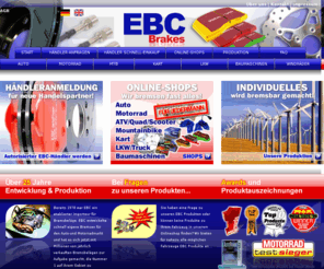 ebc-brakes.de: EBC Brakes - Das weltweit umfangreichste Lieferprogramm für Bremstechnik
EBC Brakes. Bremsen, Bremsbeläge, Bremsscheiben, Sportbremsbeläge und Sportbremsscheiben.