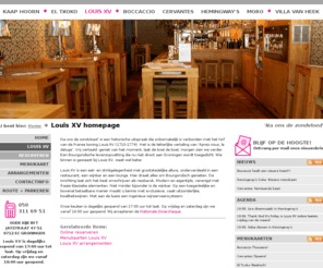 louisxv.nl: Louis XV homepage - Restaurant, wijnbar en lounge in Groningen [050 - 311 69 51]
