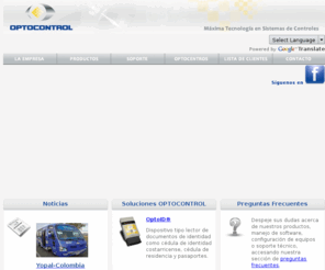 optocr.com: Optocontrol | Máxima Tecnología en Sistemas de Controles
compañía de electrónica para el transporte, empresa de produtos eletrônicos para o transporte, electronics company to transport
