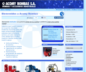 acomybombas.com: Bienvenidos a Acomy Bombas
AcomY Bombas S.A. - Bombas y Accesorios industriales - Bienvenidos a Acomy Bombas