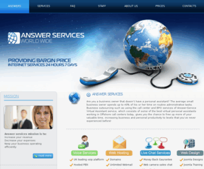 answer-services.com: Offshore call center - answer services UK - online voice
services
An online website providing offshore
call center, answer services, voice services and more at affordable
prices in UK