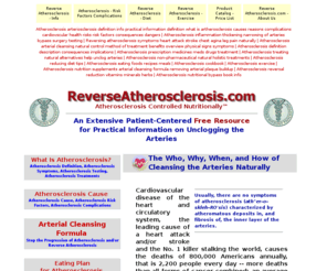 full-health.com: ATHEROSCLEROSIS | Unclog Your Arteries Nutritionally - Full of Health Inc.
Halt the progression of atherosclerosis and unclog your arteries with Arterial Cleansing Formula, diet and exercise.