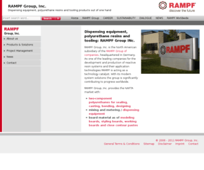 rampf.info: Kompetenz rund um reaktive Harzsysteme: RAMPF-Gruppe
Die RAMPF-Gruppe hat sich auf Reaktionsharzsysteme aus Polyurethan sowie Epoxidharz und deren Applikationstechnologie spezialisiert.