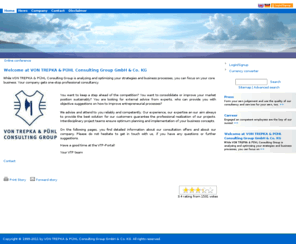 vtp-group.com: Home
Während die VON TREPKA & PÜHL Consulting Group Ihre Strategien und Geschäftsprozesse analysiert und optimiert, können Sie sich auf Ihr Kerngeschäft konzentrieren.