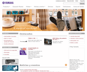 yamaha.es: Home - Yamaha - España
La página oficial de Yamaha Corporation., Productos, Educación Musical, Artistas, Noticias y eventos, Servicios, Soporte, Distribuidores, Acerca de Yamaha