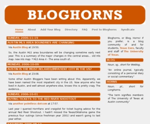 bloghorns.com: Bloghorns
