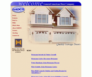 Gadco Com Gadco General American Door Company Overhead Garage