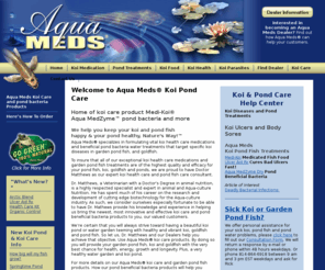 pondammonia.com: koi pond care disease treatment medication pond beneficial bacteria and koi health | aquameds.com
We have the answers to your koi and water garden pond fish health care, diseases, koi medications, koi parasite treatment and pond bacteria questions.