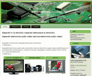 reparatii-tv.com: Reparatii tv la domiciliu, Reparatii electronice audio video la domiciliu
reparatii tv la domiciliu,reparatii televizoare la domiciliu,reparatii electronice,service electronice,reparatii lcd