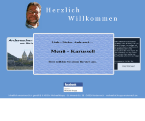 andernach-mails.de: Michael Krupp Andernach
Lieder, Bücher, Andernach