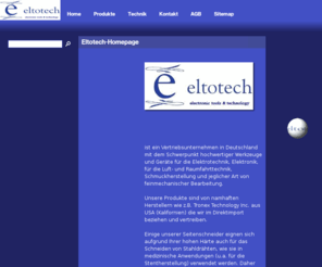 eltotech.org: Eltotech-Homepage
Präzisions-Werkzeuge und Systeme  Tel. 07545/901086