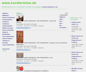 kreativereisen.com: kurstermine
