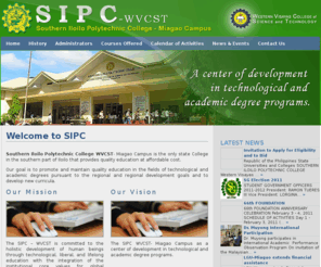 sipc.edu.ph: Southern Iloilo Polytechnic College WVCST
SIPC Southern Iloilo Polytechnic College Miagao