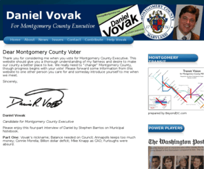 airfordone.com: Daniel Vovak, candidate for Montgomery County Executive
