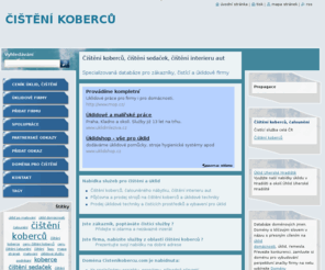 cistenikobercu.com: Čištění koberců, sedaček, čištění interieru aut
Čištění koberců, čištění sedaček, čištění interieru aut - Specializovaná databáze pro nabídku a poptávka Online pro zákazníky, čistící a úklidové firmy